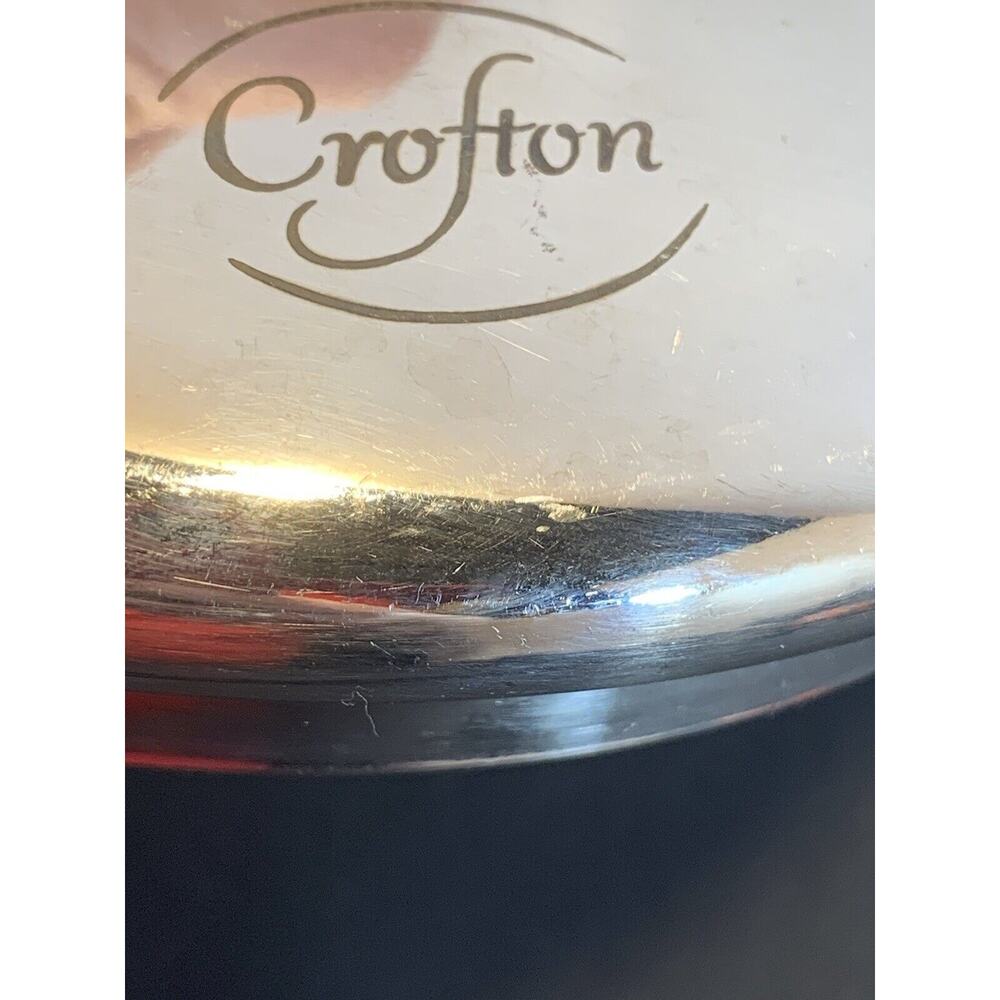 Crofton Silver Pot Replacement Lid 7 inch Handle Round Kitchenware See Pics Read